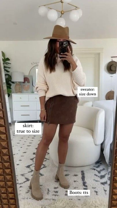 Suede Skirt Outfit Winter, Suede Skirt Outfit, November Outfits, What Should I Wear Today, Winter Skirt Outfit, What Should I Wear, Picture Outfits, Suede Skirt, Skirt Outfit