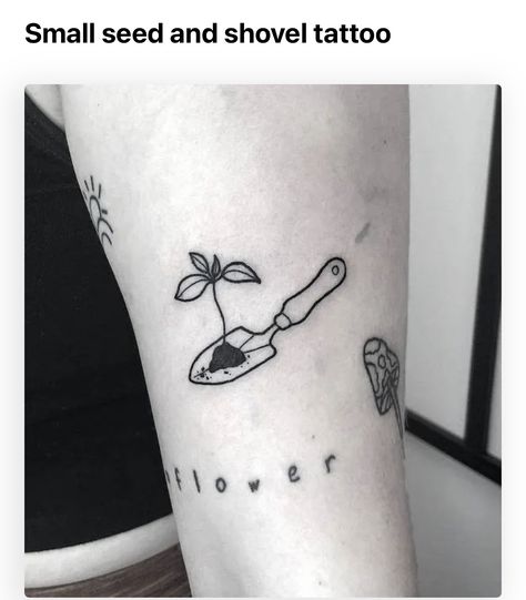 Everything Changes Tattoo, Small Gardening Tattoo, Everythings Fine Tattoo, Tiny Garden Tattoo, Garden Lover Tattoo, Life Change Tattoo, Meaningful Ankle Tattoos For Women, Alcoholic Recovery Tattoos, Tattoo Growth Symbols