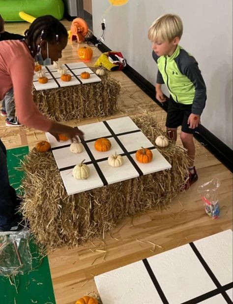 Fall Harvest School Festival, Fall Family Event Ideas, Fall Festival Party Favors, Fall School Parties, Fall Fest Activities For Preschool, Fall Festival Preschool Ideas, Harvest Fair Ideas, Diy Fall Carnival Games For Kids, Halloween Block Party Games