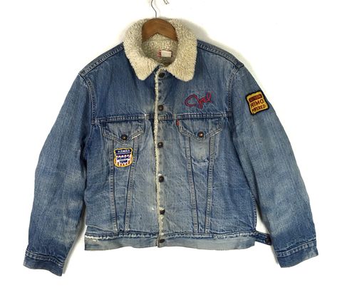 Sherpa Denim Jacket Outfit, 70s Denim Jacket, 80s Jean Jacket, 90s Jean Jacket, 70s Levis, 70s Jacket, Denim Jeans Jacket, Champagne Problems, Sherpa Denim Jacket