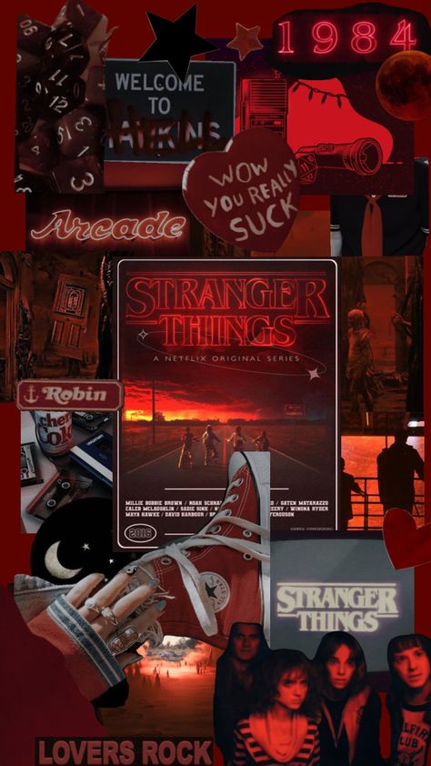 Stranger things wallpaper red #red #strangerthings #vibes #music #aesthetic Pink Walpaper, Good Vibes Wallpaper, Horror Room, Cute Images For Wallpaper, Aesthetic Shuffles, Stranger Things Halloween, Wallpaper Red, Cast Stranger Things, Stranger Things Aesthetic