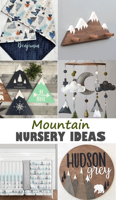 21 Cute Mountain Nursery Ideas – Perfect Baby Room - A More Crafty Life Mountain Nursery Theme, Baby Room Boy, Nursery Ideas Boy, Boy Nursery Themes, Mountain Nursery, Baby Room Themes, Baby Nursery Themes, Baby Boy Room Nursery, Nursery Theme