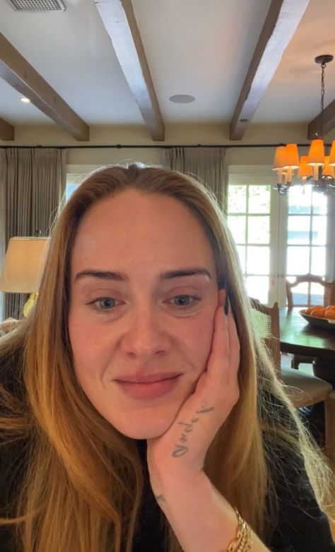 ADELE gave fans a rare treat tonight as she appeared live on Instagram and played a snippet of her new album ’30’. The superstar singer, 33, went makeup-free as she candidly chatted to over 100,000 fans on a livestream from her home in LA. “I’m very excited for my new era it’s been a long time […] My New Era, Adele Video, Adele Pictures, Adele Photos, Adele Adkins, Makeup Free, Sports Celebrities, Top Celebrities, Country Artists