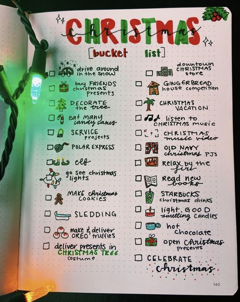 Preppy Christmas Bucket List, Christmas Idea List, Bucket List Ideas Christmas, Christmas List Title Ideas, Things To Do When Bored Christmas, To Do Christmas List, Christmas List Organization, Christmas List Journal Ideas, Stuff To Do On Christmas