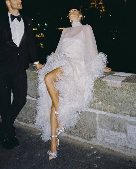 Paris editorial spotted on @thewed 🤍 @charlottewisephotography Make Up @meeramua Hair @parisceurvelshair Accessories @victoriapercival_accessories Dress @tallermarmo Bag @cultgaia Suit @bencivengaaltasartoria Couple @bianca_senatore @francescobrunetti Tuxedo Wedding Dress, Bride Suit Wedding, Fashion Wedding Photography, Paris Editorial, 35mm Wedding, Editorial Bride, Cold Wedding, Elegant Bridal Dress, Bridal Suit