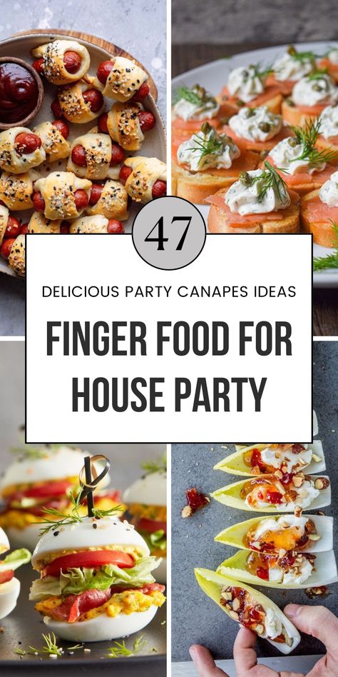 finger food for house party 3 1 Shareable Party Food, Dinner Party Apps Appetizer Ideas, Appetizer Recipes Brunch, House Warming Appetizer, Drinks And Appetizers Parties, Appetizer Meals Dinners, House Party Appetizers, Simple Canapes Ideas, Family Friendly Appetizers