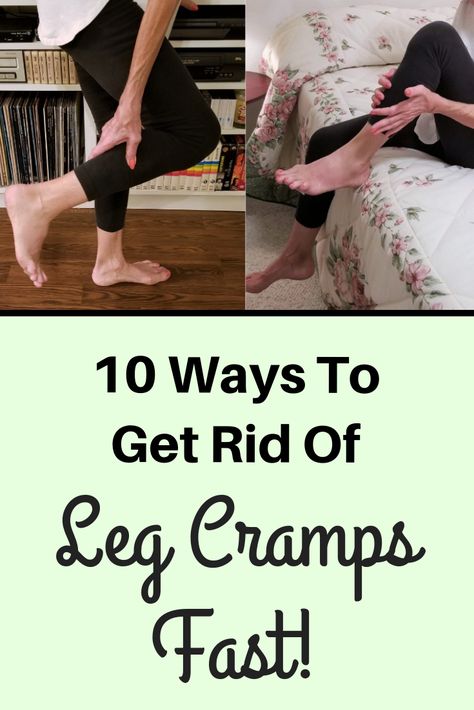 Get rid of painful leg cramps fast with these 10 tips, including massage, exercise and natural remedies. Muscle Cramps Remedies, Leg Cramps At Night, Cramp Remedies, Natural Asthma Remedies, Calf Cramps, Asthma Remedies, Cramps Relief, Leg Cramps, Leg Pain