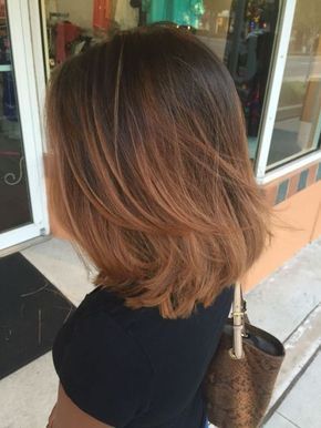 These must-have haircuts for fine hair give the illusion of full hair -- no supplements or tape-ins required, Short Layered Bob Haircuts, Layered Bob Haircuts, Long Bob Haircuts, Medium Short Hair, Ombré Hair, Short Layered Haircuts, Haircuts For Fine Hair, Short Hair With Layers, Shoulder Length Hair