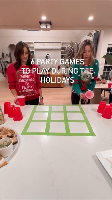 Prize Board Ideas, Funny Holiday Games For Adults, Holiday Game Prizes, Pick A Prize Game, Christmas Punch Game Tissue Paper, Christmas Games For Adults Drinking, Holiday Olympic Games, Games To Play For Christmas Party, Christmas Themed Games For Adults