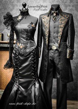 Steampunk Wedding Dress, Unusual Wedding Dresses, Mode Steampunk, Steampunk Couture, Gothic Wedding Dress, Style Steampunk, Dark Wedding, Steampunk Wedding, Steampunk Clothing