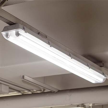 Retrofit T8 LED Tubes - 8ft length. Replaces fluorescent 8ft tube lights. Led Tube Lighting Ideas Ceilings, Shop Lighting Ideas, Uni Room Aesthetic, Tube London, Emergency House, Tube Lighting, Fluorescent Tube Light, Fluorescent Lights, Light Tube