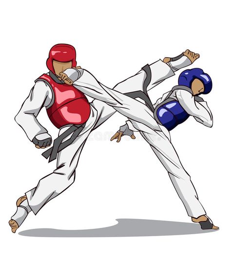 Taekwondo Drawing Art, Taekwondo Drawing Easy, Taekwondo Illustration, Taekwondo Drawing, Taekwondo Anime, Taekwondo Aesthetic, Taekwondo Design, Taekwondo Art, Korean Taekwondo