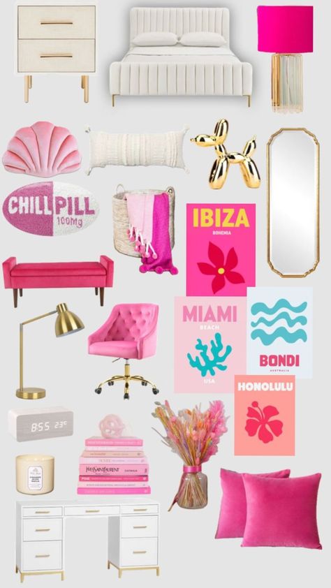 Preppy bedroom inspo🌺 #preppy #bedroom Pink Orange Blue Bedroom Decor, Preppy Simple Bedroom, Room Decor Bedroom Colorful, Room Ideas Summer Vibes, Teen Girl Bedrooms Preppy, Preppy Beachy Room Ideas, Preppy Girl Bedroom Ideas, Preppy Teen Room Ideas, Preppy Room Ideas Bedrooms Full Room