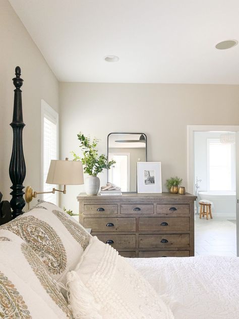 Five Tips for Styling a Dresser - Coastal Cass Farmhouse Bedroom Dresser Decor, Decorating A Dresser Top, Dresser Top Ideas, How To Decorate A Dresser, Styling A Dresser, Style A Dresser, Bedroom Dresser Decor, Dresser Top Decor, Bedroom Dresser Styling