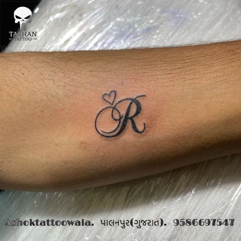 R Font Tattoo, R Finger Tattoo Letter, Tattoo Letter R Initials, R A Tattoo Letter, Letter I Tattoo Initials, The Letter R Tattoo, Small R Tattoo Letter, Letter R Tattoo Ideas Fonts, Initial R Tattoo