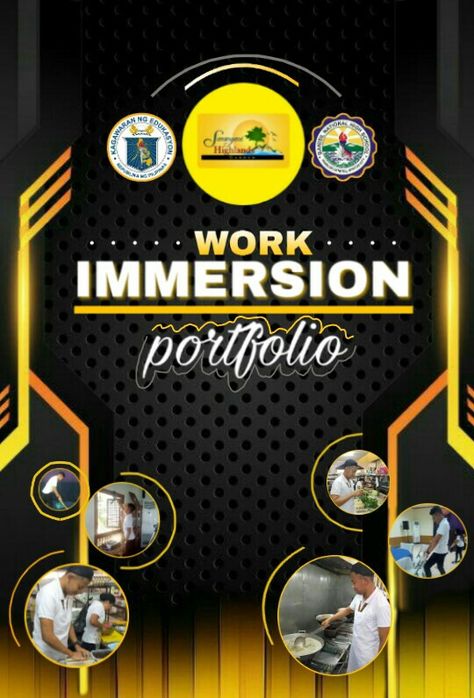 Work Immersion Portfolio Design, Work Immersion Portfolio, Portfolio Design Aesthetic, Front Page Aesthetic, Portfolio Front Page, Work Immersion, Aesthetic Project, Page Aesthetic, Front Page Design