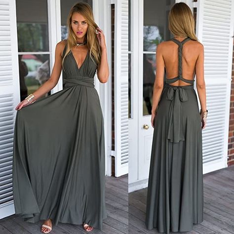 Halterneck Wedding Dress, Multiway Bridesmaid Dress, Single Dress, Formal Prom Dresses Long, Bridesmaid Ideas, Perfect Bridesmaid Dress, Convertible Dress, Infinity Dress, Ball Gowns Evening