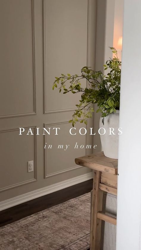 Evelyn Hernandez | Paints Colors in My Home I get so many questions on the paint colors of my home so I thought I’d finally share them! Starting off with… | Instagram Paint Colors For White Bathroom, Natural Wall Paint Colors, Nutshell Paint Color, Best Colors To Paint Inside House, Sculptors Clay Behr Color Palettes, Mushroom Color Accent Wall, Wheat Bread Behr Paint Living Rooms, Wall Paint Alternatives, Putty Wall Color