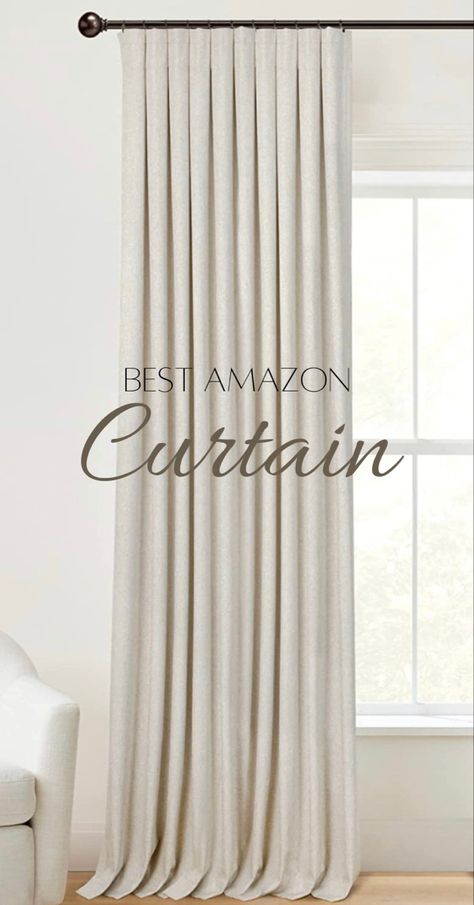 Linen curtains. Blackout curtains. Oatmeal curtains. Amazon curtains. Minimalist home curtains. Curtains In White Bedroom, Curtains For Large Bedroom Window, Cream Curtains Living Room Modern, White Walls Ivory Curtains, Curtains With White Couch, Curtains For A Neutral Living Room, Oatmeal Curtains Living Room, Living Room Neutral Curtains, White Walls And Curtains Living Room