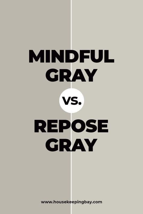 Mindful Gray vs Repose Gray Repose Gray Vs Mindful Gray, Mindful Gray Vs Repose Gray, Repose Grey Living Room, Repose Grey Coordinating Colors, Repose Gray Exterior House, Gray Room Paint, Repose Grey, Repose Gray Paint, Color Undertones