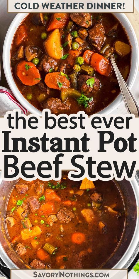 Pressure Cooker Stew, Beef Stew Pressure Cooker Recipes, Instant Pot Beef Stew Recipe, Pressure Cooker Beef Stew, Instant Pot Stew, Beef Stew Meat Recipes, Instant Pot Beef Stew, Beef Recipe Instant Pot, Easy Beef Stew