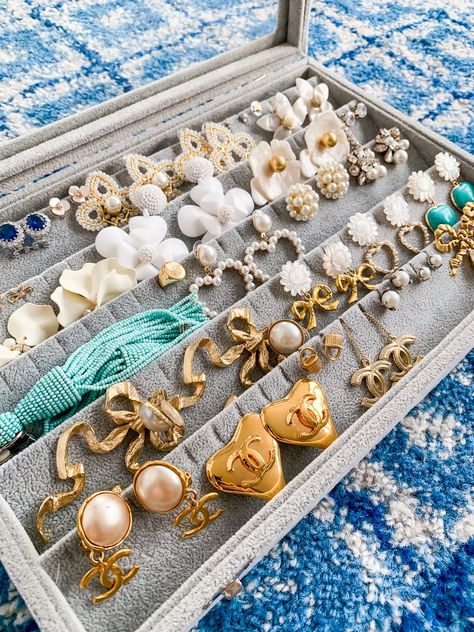 How I Organize My Earrings (Updated) | New York City Fashion and Lifestyle Blog | Covering the Bases Organize Post Earrings, Earrings Storage Ideas, How To Store Earrings, Tangled Earrings, Connecticut Fashion, Earring Organization, Jewellery Organization, New York Lifestyle, New York City Fashion