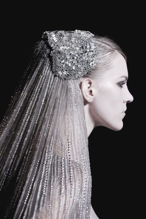 Designer Feature: Elie Saab - The Wedding Guys Elie Saab Haute Couture, Elie Saab Fall, Collection Couture, Wedding Veils, Wedding Veil, Bridal Veil, Elie Saab, Bridal Headpieces, Couture Collection