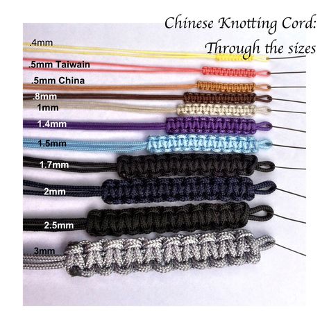 tanglesnknots.com Cord Bracelet Diy, Chinese Knotting Cord, Chinese Knotting, Diy Bracelets With String, Braided Bracelet Diy, Macrame Bracelet Patterns, Diy Braids, Bracelets Handmade Diy, Diy Friendship Bracelets Patterns