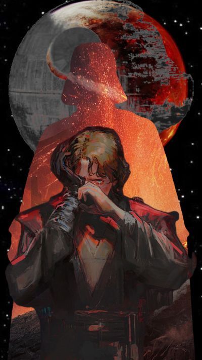 Anakin Skywalker Illustration, Anakin Skywalker Artwork, Anakin And Vader Art, Full Potential Anakin, Luke And Anakin Skywalker, Anakin And Rex Fanart, Anakin Behind The Scenes, Anakin Wallpaper Iphone, Mustafar Anakin