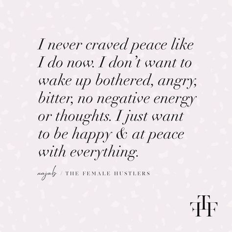 I just want to be happy & at peace with everything. Surviving Heartbreak, Self Love Quote, Calm Quotes, E Mc2, Peace Quotes, Les Sentiments, Self Love Quotes, A Quote, Life Goals