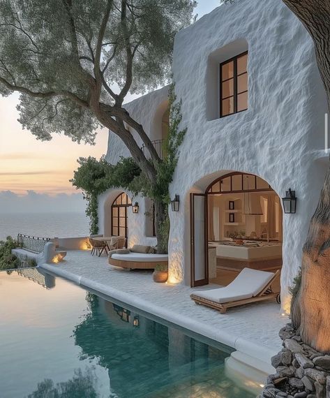 Greece Homes, Greece House, Santorini Villas, Practical Accessories, Greek Villas, Dream Life House, Dream House Interior, Dream House Exterior, House Goals