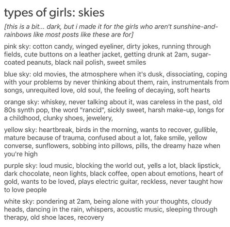 All little bit of all them, a dark shade of life || types of people >> blue and yellow Types Of People As Aesthetics, Yellow Person Definition, Types Of People Aesthetic, Personality Inspiration, Descriptions Of People, Sky People, Aesthetic Types, Different Types Of People, Character Personality