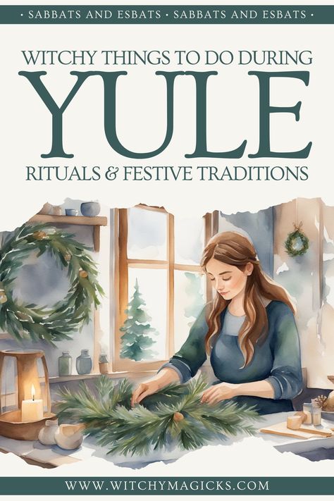 Things to Do During Yule Yule Bucket List, Happy Winter Solstice Pictures, Yule Spiral Winter Solstice, Traditional Yule Gifts, Yule Rituals Witchcraft, Winter Solstice Rituals Witch, Winter Solstice Witchcraft, Celebrating Yule Winter Solstice, Ways To Celebrate Yule