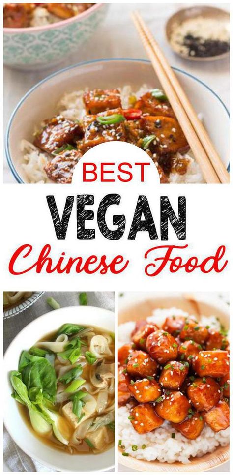 9 Vegan Chinese Food - BEST Vegan Chinese Food Recipes – Easy – Healthy – Vegan Ideas – Dinner - Lunch - Parties Vegan Ideas Dinner, Chinese Food Ideas, Chinese Food Recipes Easy, Vegan Chinese Food, Chinese Food Recipes, Vegan Chinese, Chinese Chicken Recipes, Food Recipes Easy, Vegan Ideas