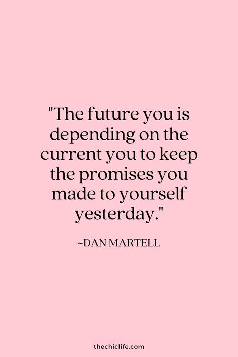 Click for quotes to help you with your Becoming Her 6-month challenge. Your future you is depending on the version of you today to follow through and keep up with the goals and plans you are making. Stick with your healthy habits. Be a person of your word. And at the same time, don't be afraid to change if you find something isn't aligned for you or doesn't work for you. You're not a robot. But you will need to be disciplined to create your dream future. If You Know Better Do Better Quote, Quotes To Find Yourself, Building Yourself Up Quotes, Becoming A New Person Quotes, Depending On Yourself Quotes, You Will Make It Quotes, Challenging Yourself Quotes, Becoming Better Quotes, Future Me Quotes