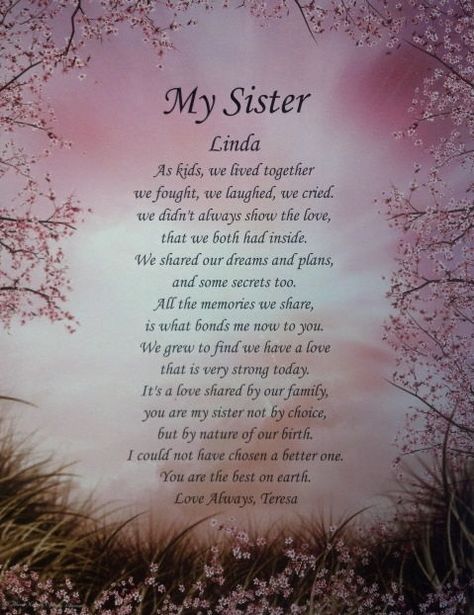 Poems For My Sister, Sister Poems Birthday, Sister Poem, Quotes Sister, Sister In Heaven, I Miss My Sister, Die Quotes, Sister Poems, Sister Birthday Quotes