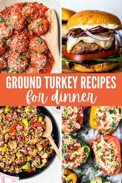 Healthy Dinner Easy Recipes, Turkey Recipes For Dinner, Easy Ground Turkey Recipes, Ground Turkey Recipes For Dinner, Healthy Dinner Easy, Easy Dinner Healthy, Ground Turkey Recipes Easy, Turkey Crockpot Recipes, Healthy Turkey Recipes