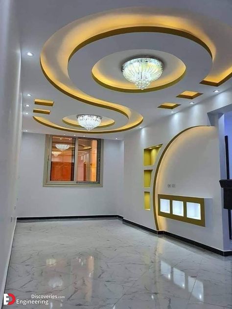 Latest Ceiling Design Ideas For 2022 - Engineering Discoveries Pop Design For Hall, Luxury Ceiling Design, Simple Ceiling, Simple Ceiling Design, Wall Unit Designs, New Ceiling Design, Pvc Ceiling Design, Interior Ceiling, Pop Ceiling