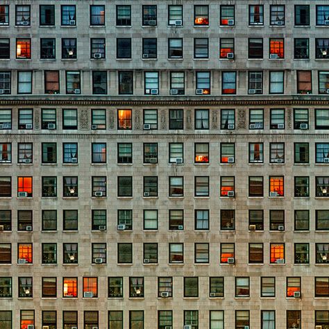 NYC windows. One of my favorite things to do is perch on a window sill and just observe the hustle and bustle! Building Windows, New York City Buildings, Jolie Photo, City Buildings, City Life, Habitat, At Night, Cityscape, 3d Printing