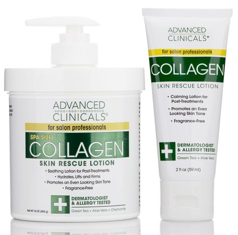 Advanced Clinicals Collagen Body Butter Moisturizer Lotion & Face Cream | Dry Skin Rescue Collagen Lotion | Skin Tightening Cream & Firming Lotion | Body Skin Care Products, 16Oz + 2Oz Travel Size Body Skin Care Products, Body Skin Tightening, Collagen Moisturizer, Aloe Vera For Skin, Skin Tightening Cream, Firming Lotion, Collagen Cream, Skin Lotion, Dry Skin Care