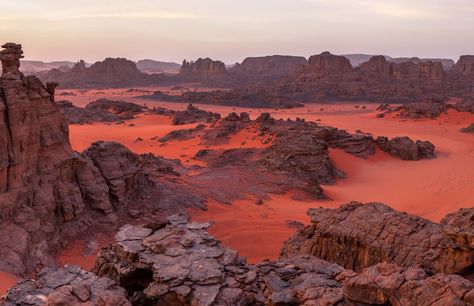 Mars Art, Red Desert, Red Sand, Space Pictures, Biome, Environment Design, Environment Concept Art, Desert Landscaping, Nature Landscape