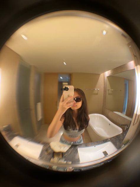 Fishbowl Lens, Fish Eye Mirror, Eye Mirror, Room Things, Mirror Bedroom, Fish Ball, Eye Lens, Fish Eye Lens, Fish Eye