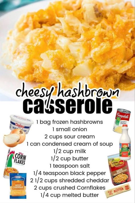 Cheese Hashbrown Casserole, Cheesy Hash Brown Casserole, Cheesy Hashbrown, Buns In My Oven, Easy Ground Beef Recipes, Hashbrown Casserole Recipe, Cheesy Hashbrown Casserole, Beef Recipes For Dinner Easy, Hashbrown Casserole