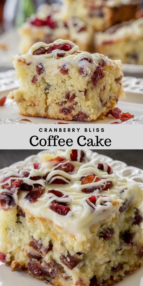 Cranberry Buttermilk Breakfast Cake, Berry Bliss Cream Cheese Coffee Cake, Cranberry Bliss Cake, Cranberry Coffee Cake Recipes Sour Cream, Cranberry Bliss Coffee Cake, Christmas Coffee Cake Breakfast, Cranberry Swirl Coffee Cake, Cranberry Orange Coffee Cake Recipes, Fresh Cranberry Cake Recipes