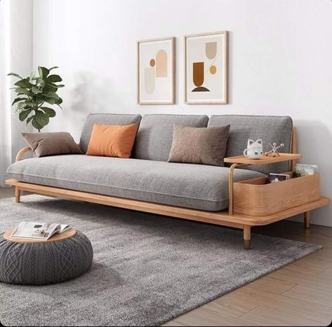 Classic Sofa Living Room, Wooden Living Room Furniture, Sofa Design Wood, Home Aesthetics, Wooden Sofa Designs, Modern Sofa Living Room, Minimalist Sofa, Furniture Design Chair, Sofa Bed Design