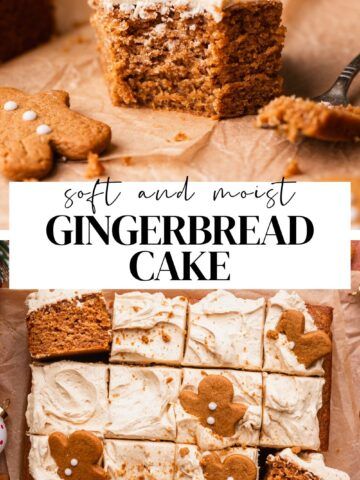 Soft & Moist Gingerbread Cake Molasses Frosting, Moist Gingerbread Cake, Gingerbread Dessert Recipes, Easy Gingerbread Cake, Moist Gingerbread, Cambrea Bakes, Gingerbread Dessert, Gingerbread Cake Recipe, Easy Gingerbread