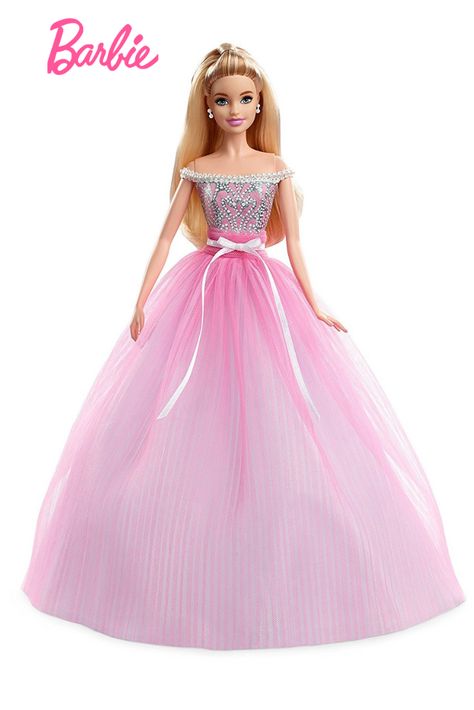 Barbie Birthday Doll / Barbie Birthday Wishes Collector's Doll / Barbie Princess / Birthday Gift / affliate Yellow Hair Girl, Barbie Birthday Wishes, Birthday Wishes Girl, Girl Barbie, Doll Barbie, Holiday Barbie, Barbie Toys, Rainbow Light, Barbie Birthday