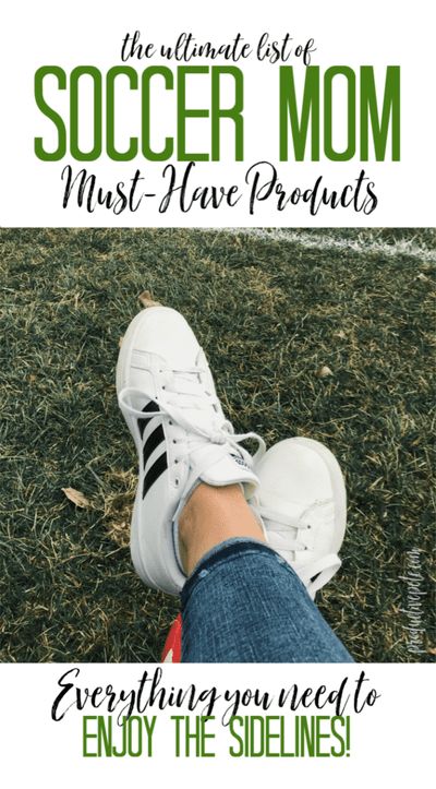 A practical list of Soccer Mom Must-Haves that will have you enjoying the sidelines at every game - rain or shine! Tips on what products to pack in your soccer mom bag; as well as suggestions to make sure you are prepared for long soccer days. #soccer #soccermom #soccerlife #momlife Soccer Mom Bag, Sports Mom Bag, Toddler Soccer, Soccer Games For Kids, Soccer Mom Gifts, Mom Essentials, Soccer Bag, Mom Gift Basket, Soccer Tournament