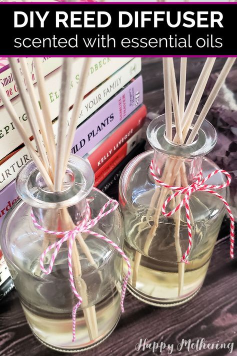 Is your home in need of a subtle fragrance that will add a soothing or uplifting ambiance to any room? Then why not make your own DIY Reed Diffuser Scented with Essential Oils? With just a few ingredients and a few simple steps, you can easily make your own natural, aromatic reed diffuser to enjoy for months. Read on for step-by-step instructions on how to make your own diffuser and create the perfect scent for your home. #reeddiffusers #essentialoils #diy #crafts Reed Diffuser Recipe, Reed Diffuser Diy, Diy Reed Diffuser, Diy Oil Diffuser, Make Your House Smell Amazing, Homemade Reed Diffuser, Diy Essential Oil Diffuser, Diffuser Diy, Make Your Home Smell Amazing