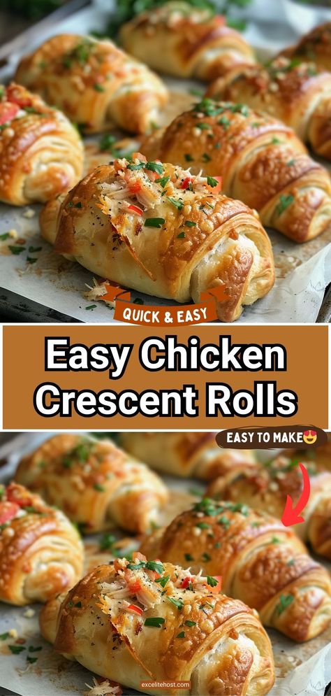 Chicken Crescent Rolls Supper With Crescent Rolls, Picnic Roll Ups Crescent Rolls, Finger Food Meals Dinners, Easy Cheesy Chicken Crescent Rolls, Breakfast Recipes Crescent Roll, Crescent Roll Sliders, Chicken With Crescent Rolls Recipes, Dinner Recipes With Crescent Roll Dough, Rotisserie Chicken Breakfast Recipes